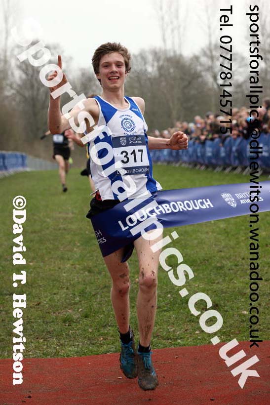 Mens under-20s Inter Counties Cross Country, Prestwold Hall, Loughborough. Photo: David T. Hewitson/Sports for All Pics